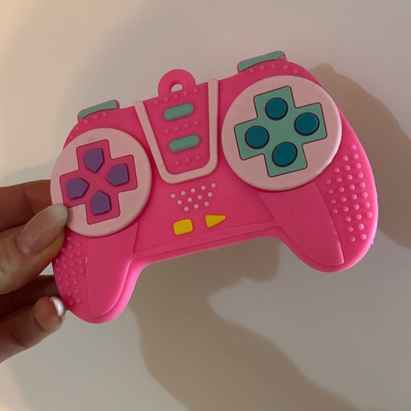Pink Baby Teether Gaming Controller - Picture 1 of 3